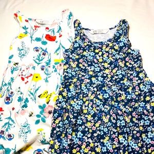 H & M 2 for $10 Floral Dresses 4T
